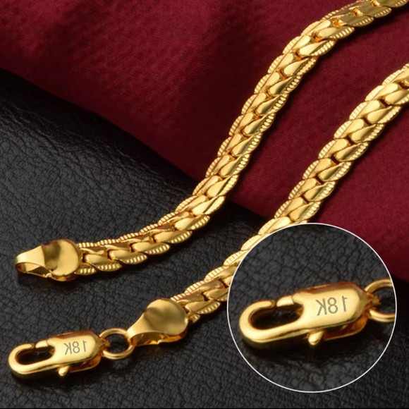 18k gold necklace 60cm - Picture 5 of 9